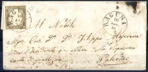 1862, lettera da Ragusa (Punti 5) il 10.5 ... 