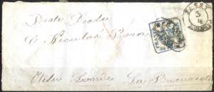 1862, Brief mit 30 Parale auf einfachem ... 