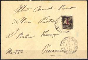 1944, lettera del 23.5.1944 da Firenze per ... 