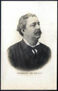 EDMONDO DE AMICIS (1846-1908), due foto, una ... 