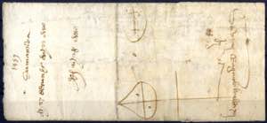 1459, lettera prefilatelica del 1459 da ... 