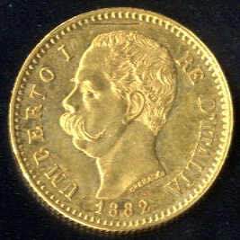 1878, 20 Lire Umberto I, Gold Feingewicht ... 