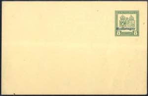 1917, Feldpostkarte 8 Heller mit blauem ... 