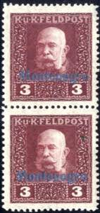 1917, nicht verausgabte Feldpostmarke zu 3 ... 