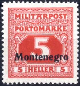 1917, Portomarke Bosnien 5 Heller mit ... 
