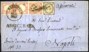 MASSAFRA, assicurata del 17.5.1861 da ... 