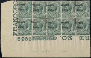 1918, 5 cent. verde con soprastampa Venezia ... 