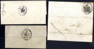 GORIZIA, due lettere del 1812 e 1813 del ... 