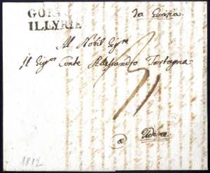 Gorizia 1812, lettera del 23.4.1812 da ... 
