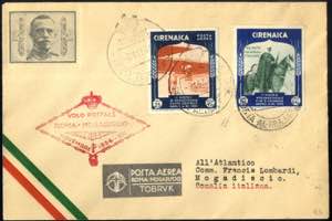1934, quattro lettere di posta aerea spedite ... 
