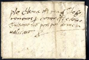 1545, lettera del 10.7.1545 da Udine a ... 