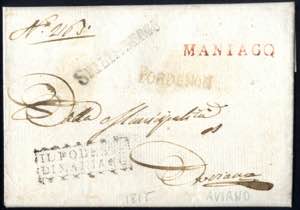 1815, lettera del 6.12.1815 da Maniago ad ... 
