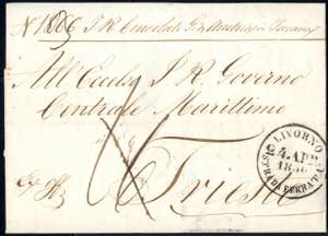 1850, lettera ex offo del Consolato ... 