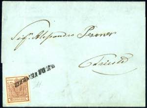 Venezia 1851, Brief vom 7.5.1851 von Venedig ... 