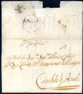 1792, lettera del 11.6.1792 da Belluno a ... 