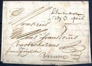 1687, Brief von Antwerpen vom 28.3. per ... 