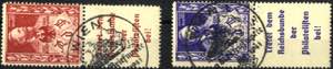 1941, Hesshaimer, Tag der Briefmarke, Lot ... 
