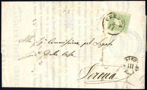 Lombardo-Veneto 1850/60, 11 lettere e una ... 