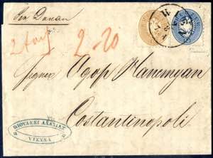 1866, Brief aus Wien vom 9.8. nach ... 