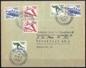 1936, Brief vom 16.2.1936 von Garmisch ... 