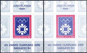 1983, Blockausgabe zu den Olympischen ... 