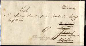 1805, Schreiben aus Brünn vom 29.9. nach ... 