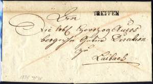 Treffen 1831, Brief aus Treffen RL ... 