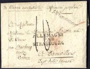 Wien 1815, Brief von Wien am 26.4. nach ... 