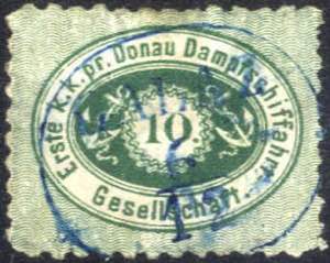 1867, 10 Kr. grün, Type I, mit fast ... 