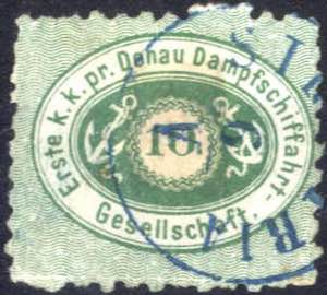 1868, 10 Kr. grün, Type II, mit ... 