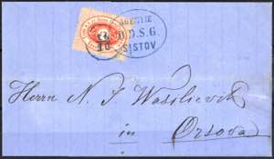 1867, Brief vom 16.10.1867 von Sistov nach ... 