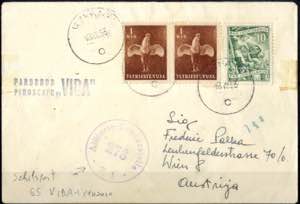 1953, lettera del 10.7.1953 da Unsag a Wien ... 
