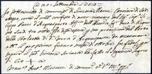 1753, Ricevuta di pagamento a Simone Manni, ... 