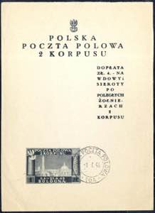 1946, Corpo Polacco, il valore da 1 zl. ... 