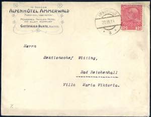 Ammerwald 1914, prachtvoller 10 Heller ... 