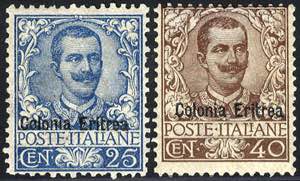 1903, Floreale con soprastampa, 11 valori, ... 