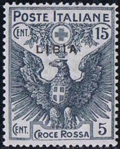 1915-16, Croce Rossa, 15+5 Cent. grigio con ... 