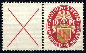 1926, Deutsche Nothilfe Zusammendruck ... 
