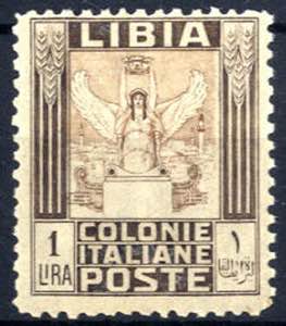 1926, Pittorica 1 Lira, integra, Sass. 65 / ... 