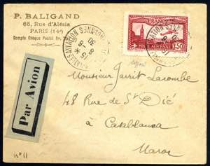 1930, FDC, Flugpostbrief vom 8.6.1930 von ... 