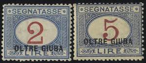 1925, Segnatasse, 10 val. (S. 1-10 / 950,-)