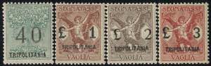 1924/26, Serie mista, 6 val., 40 Cent. firm. ... 
