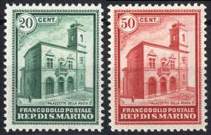 1932, Palazzetto della Posta, i primi due ... 