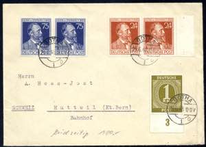 1948, Brief von Gotha am 29.6. nach Huttwil ... 