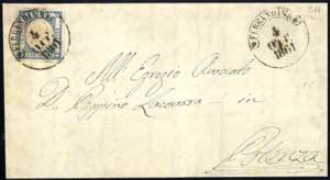 1861, lettera del 4.10.1861 da Ferrandina a ... 