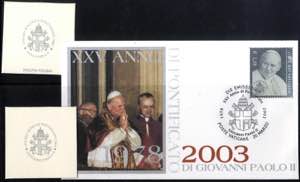 2003, 25° anniversario di Pontificato, ... 