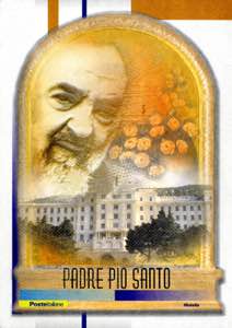 2002, Folder, Padre Pio Santo
