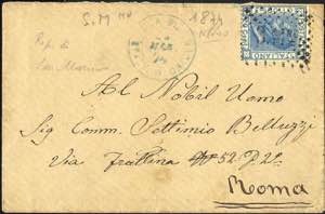 1874, lettera del 23.5.1874 da San Marino ... 