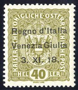 1918, 40 Heller oliva (S. 10)