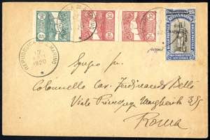 1920, lettera del 17.2.1920 da San Marino a ... 
